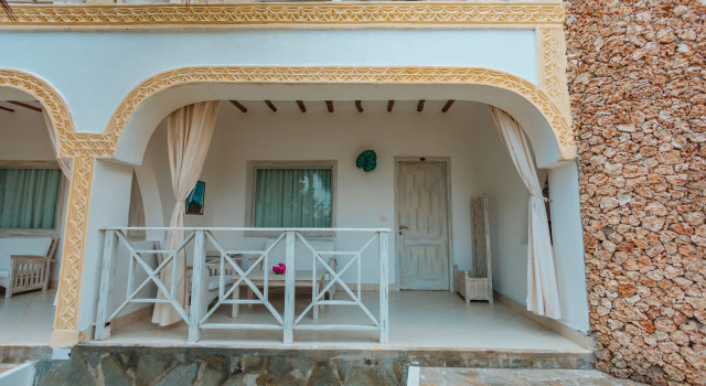 Трёхместный номер Deluxe с балконом и с красивым видом из окна Twiga Beach Resort