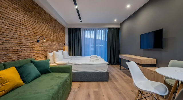 Студия Апарт-отель New Gudauri Atrium Modern Apartments with Ski in/out