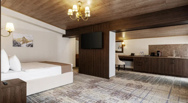 Двухместные апартаменты Отель Montchalet Spa by Stellar Hotels, Krasnaya Polyana