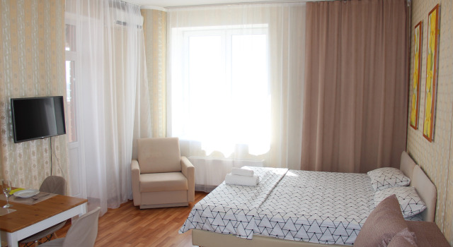 S Ponaramnym Vidom V Tsentre Tyumeni Flat, Prenota Appartamento Hotel a Tyumen Region con parcheggio, Parcheggio