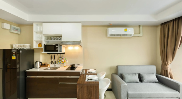 Двухместные апартаменты Deluxe с балконом и с красивым видом из окна Apartments Mai Khao Beach Condotel 2322