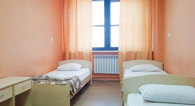 Кровать в общем номере Мини-отель Smart Hotel Пенза