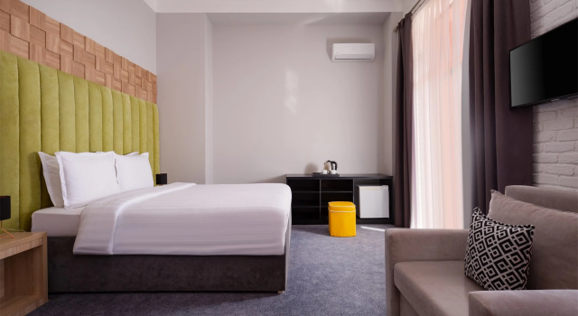 Трёхместный номер Standard с балконом и с видом на окрестности Beton Brut Ultra All Inclusive & Spa Anapa Miracleon 4*
