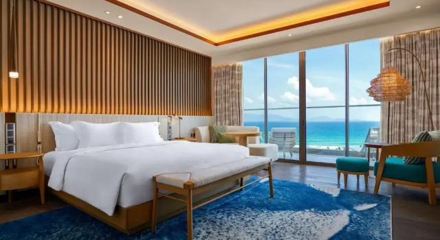 Двухместный номер Deluxe с балконом и с видом на океан Курортный отель Radisson Blu Resort Cam Ranh