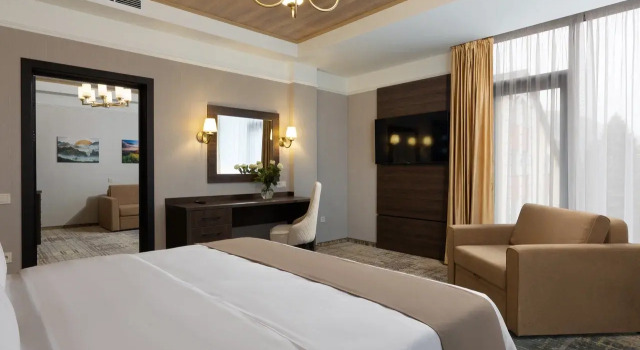 Двухместные апартаменты с видом на горы Отель Montchalet Spa by Stellar Hotels, Krasnaya Polyana