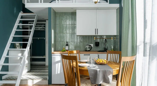 Четырёхместные апартаменты Comfort Апартаменты Aurora Green