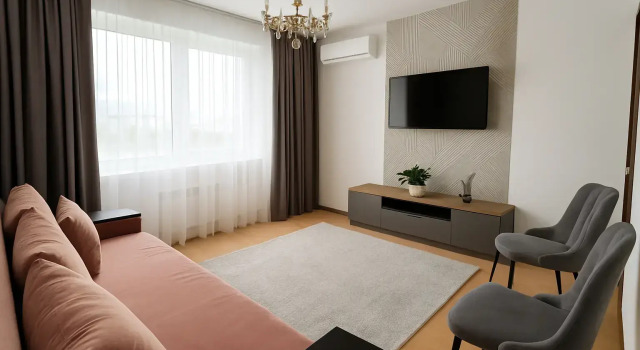 Dvuhkomnatnaya Kvartira v Tsentre S Vidom Na Gorod I Na Gory Apartments, Prenota Appartamento Hotel a Almaty con parcheggio, Parcheggio
