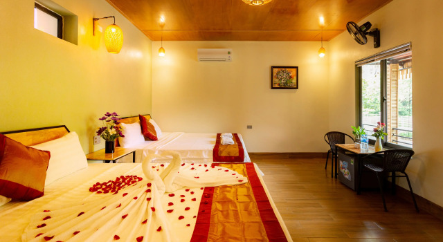 Семейный номер Standard с красивым видом из окна Гостевой Дом Ninh Binh Valle Montana Homestay