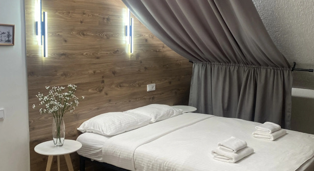 Двухместная номер студия Мансарда Апарт-отель АпартПейдж Невский / Apart Boutique Nevsky