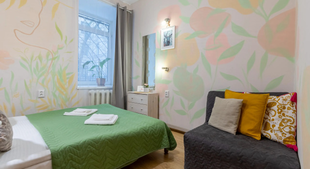 Двухместный номер с дополнительным спальным местом №4 Boho Botanica Hotel на Невском