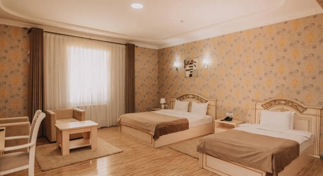 Семейный номер Superior с балконом и с видом на город Отель Grand Hotel Sogdiana