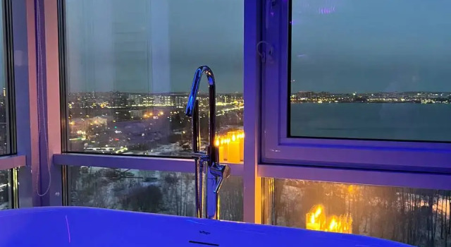 S Panoramnym Vidom Na Gorod I Vannoy Apartments, Boek Appartement Hotels in Irkoetsk met parkeren, Parkeren