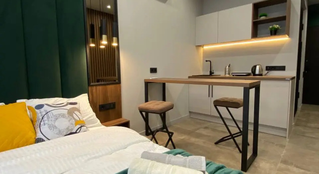 Studiya Na Shelepikhinskoy Naberezhnoy SapfirApartments, Rezervovat Apartmán Hotely v ZAO Area s parkováním, Parkování