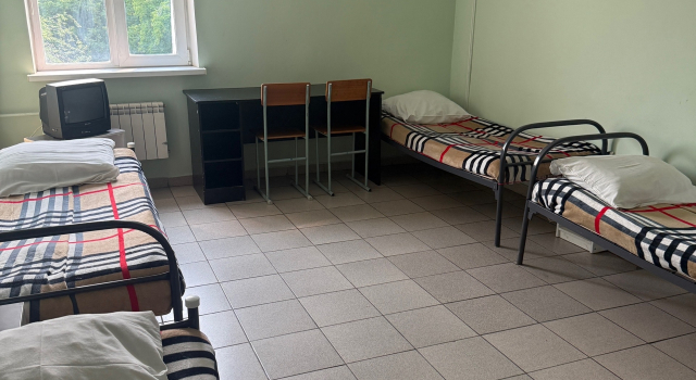 Кровать в общем номере Отель Красхостел