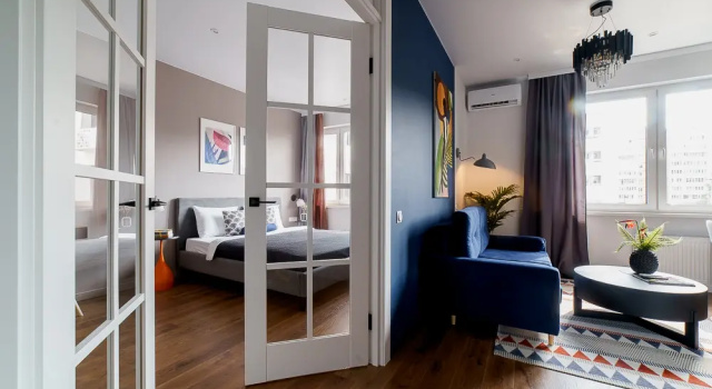Апартаменты Superior с красивым видом из окна Апартаменты Лайнер от сети Good Vibes Apartments