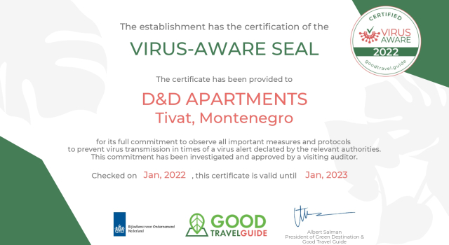 Апарт-Отель D&D Apartments Tivat