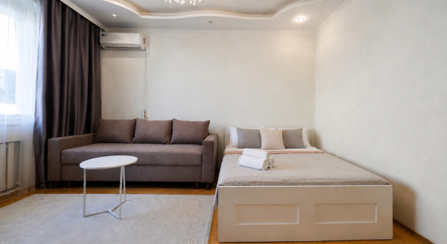421 Baiterek 3h Komnatnye na 8 Gostey s 2mya Sanuzlami Apartment, Rezerwuj Apartament Astana Kazachstan