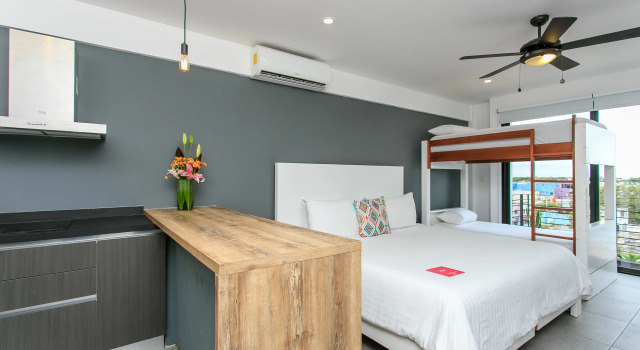 Семейная студия с красивым видом из окна Апарт-Отель Studio 30 Condhotel by Nah Hotels