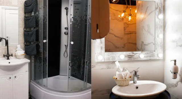Кровать в общем номере с красивым видом из окна Хостел Loft House