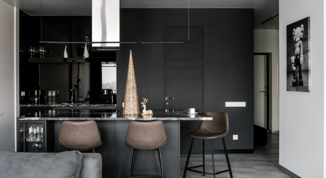 Loca Republic na 20 etazhe s panoramnym vidom Apartment, Rezervovat Apartmán Hotely v Iževsk s parkováním, Parkování