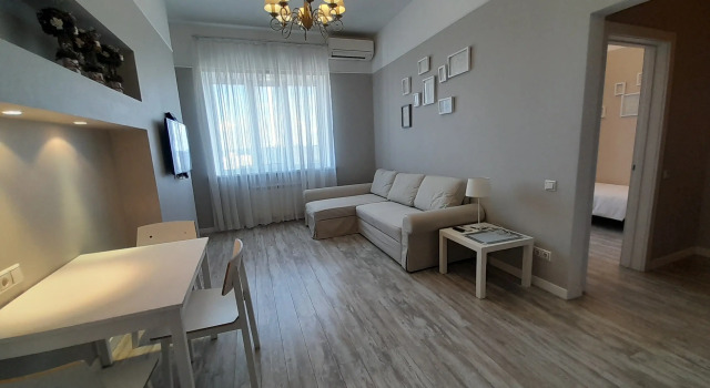 Двухместный люкс 2-room с балконом и с красивым видом из окна Апартаменты Люкс Мой Дом Звезда