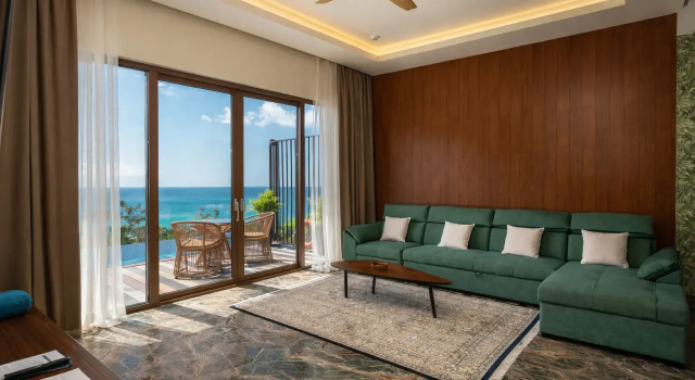 Семейная вилла с видом на океан Курортный отель Gardens Hill Resort & Spa