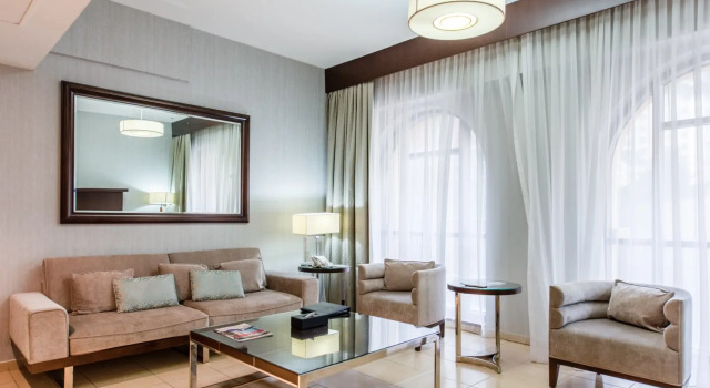 Двухместные апартаменты Deluxe c 1 комнатой Suha JBR