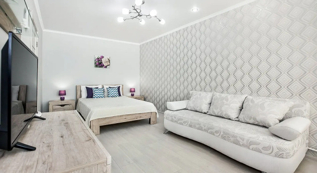 Апартаменты с балконом и с красивым видом из окна Апартаменты Sweet Marshmallow SUTKI LIFE