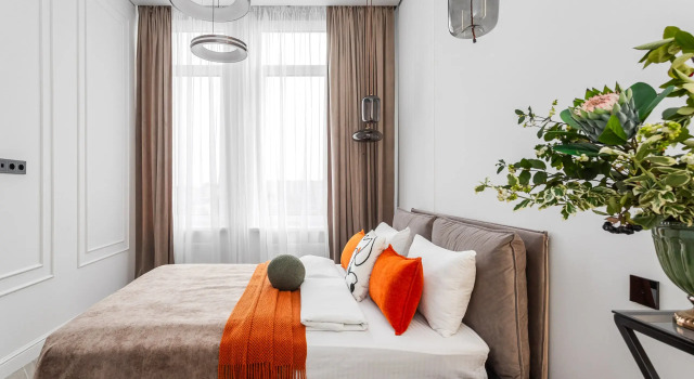 s Izmeneniyem Potolka Otdel'noy Spal'ney Balkonom i Parkovkoy ot ArtApart Apartments, Book Apartment Kaliningrad Kaliningrad Region