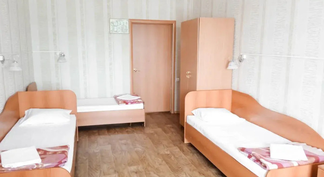 Кровать в общем номере (женский номер) Отель Smart Hotel Магнитогорск