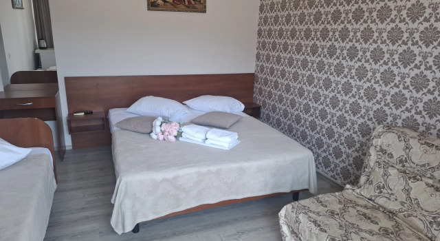 Номер Comfort с балконом и с красивым видом из окна Гостевой дом Усадьба Агат