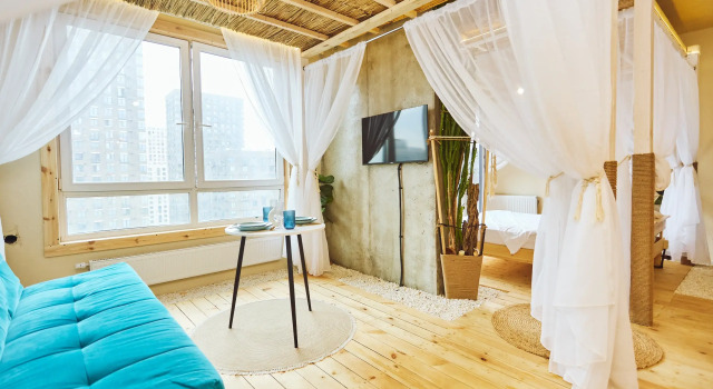 Maldivy V Moskve Flat, Rezervovat Apartmán Hotely v SZAO Area s parkováním, Parkování
