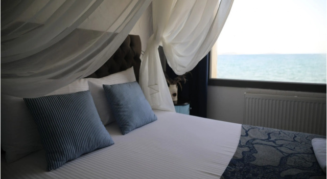 Двухместный номер Agrilia Standard с балконом и с видом на море Bambu Urla Otel