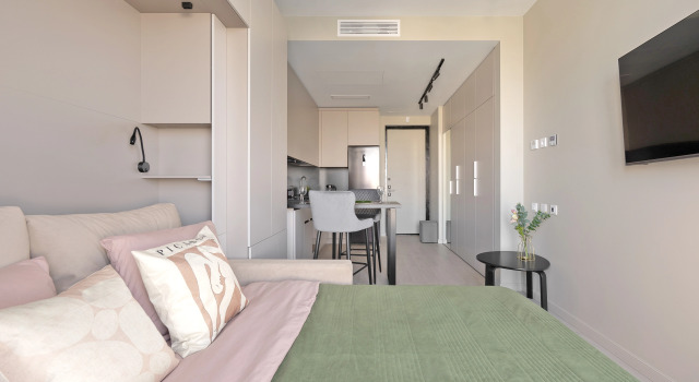 Studiya S Krasivym Vidom V Zhk Silver V 5Ti Minutakh Peshkom Ot Metro Dimitrovkaya Apartments, Rezerwuj Apartament Moskwa Rosja