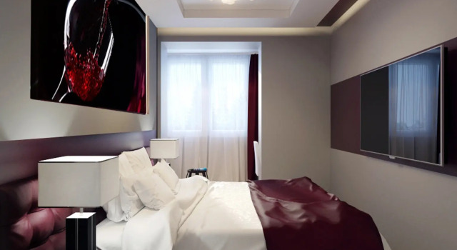 Двухместный номер Superior Wine Меблированные комнаты Apartello на Толстого