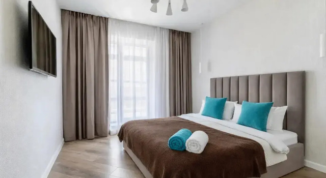 Semeynaya Vozle Ekoparka Kazani Flat, Prenota Appartamento Hotel a Tatarstan con parcheggio, Parcheggio