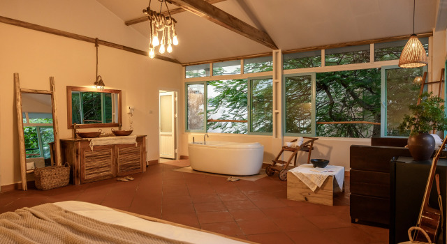 Люкс Premium с красивым видом из окна Отель Canaan Beach Home
