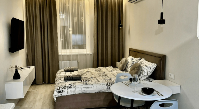 Novaya Studiya s Dizaynerskim Remontom dlya Dvoikh Apartments, Prenota Appartamento Lytkarino Oblast' di Mosca