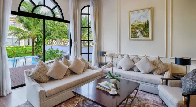 Вилла с собственным бассейном с входом в парк с 3 спальнями Vinpearl Wonderworld Phu Quoc