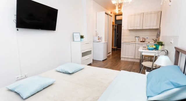 Двухместные апартаменты с видом на город Апартаменты Apartanik Малышева 42 а-312