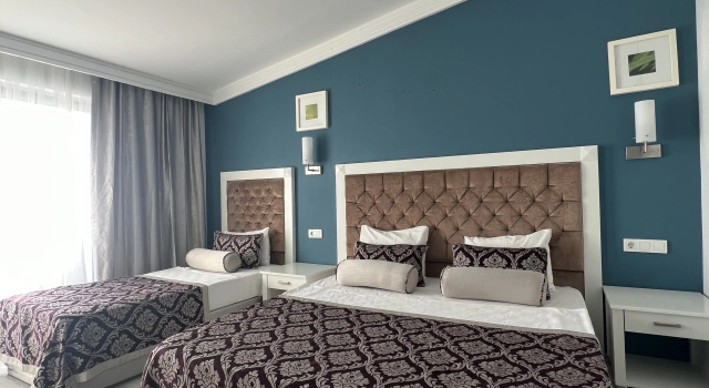 Трёхместный номер Standard с балконом и с видом на море SL La Perla Hotel Kemer