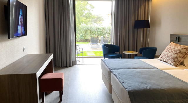 Двухместный номер Superior с балконом и с видом на море Отель Mariott Sousse - The Pearl Resort & Spa