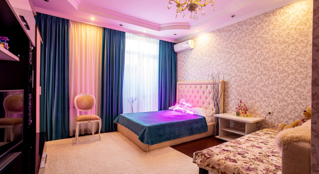 Четырёхместный номер Standard Меблированные комнаты Villa Village (Вилла в деревне Кабардинка)