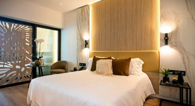 Superior Family room with balcony and with Side Sea View Cavo Maris Beach Hotel