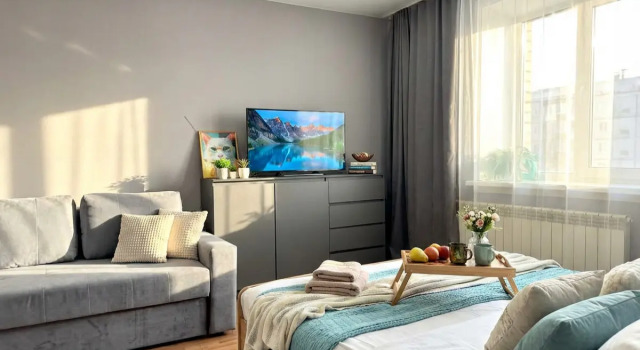 Bolshaya Yevrodvushka V Irkutske | Ryadom S Aeroportom | Plotina Ges | Otchetnye Dokumenty | Beskontaktnoye Zaselenie 24/7 Flat, Boek Appartement Irkoetsk Irkutsk