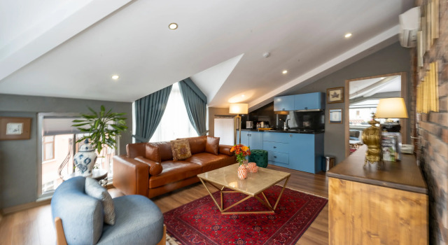 Двухместный люкс с видом на море The Marions Suite - Central Comfortable Stay in Taksim