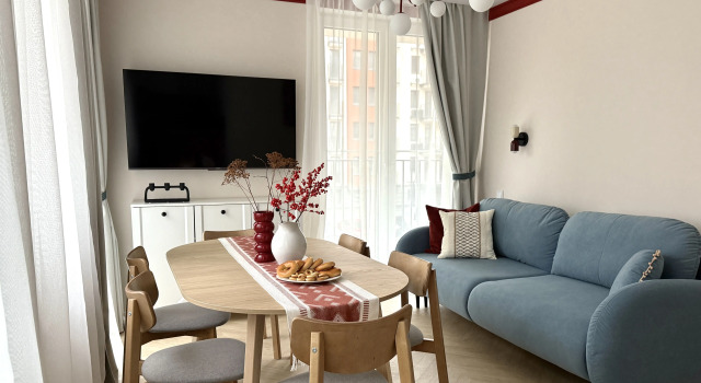2-k s Dizaynerskim Remontom v 10 Minutakh ot Rybnoy Derevni Flat, Book Apartment Kaliningrad Kaliningrad Region