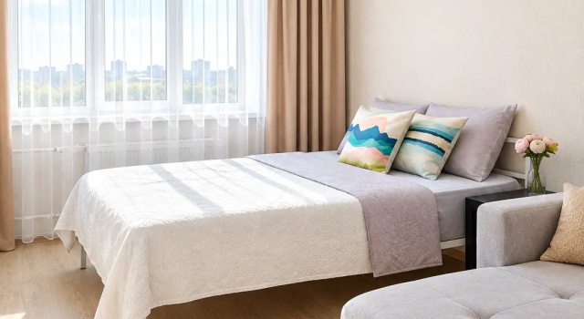 V Zhk Dobrodom Na Udmurtskoy v tsentre goroda 11 floor Flat, Rezervați Apartament Hoteluri ieftine în Udmurtia