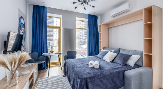 Blue Lagoon Apartments, Boek Appartement Danilovsky , in de buurt van Paveletskaya Metro Station