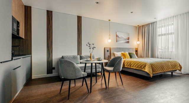 Prostornaya Semeynaya Studiya Flat, Rezervasyon Daire Sankt Peterburg Rusya